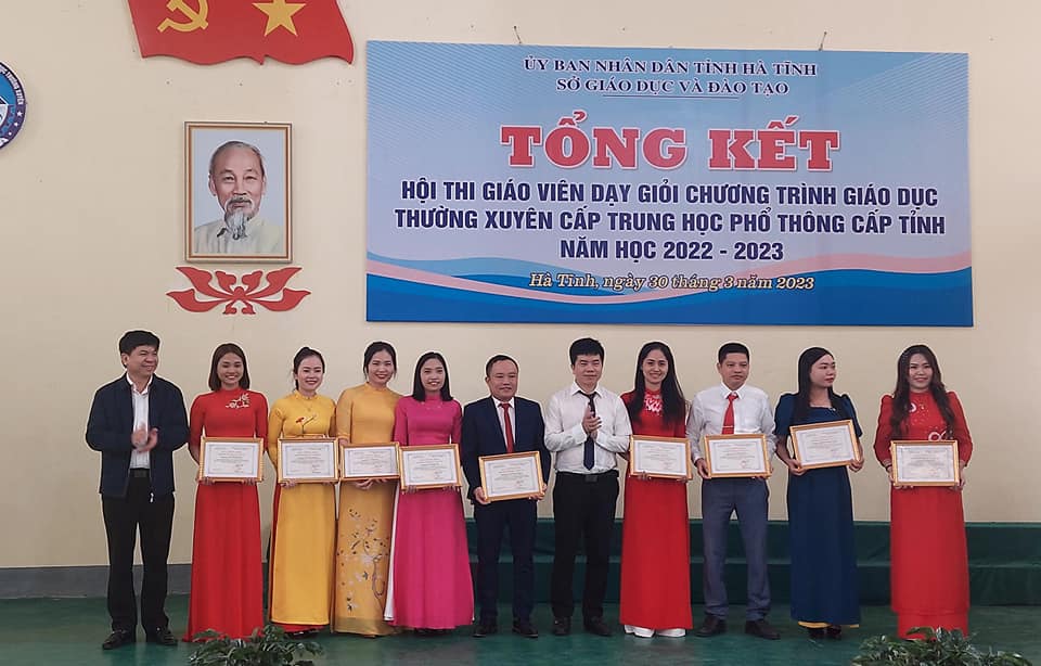 GIÁO VIÊN KHOA BỔ TÚC VĂN HÓA ĐẠT THÀNH TÍCH CAO TẠI HỘI THI GIÁO VIÊN DẠY GIỎI CẤP TỈNH NĂM HỌC 2022-2023